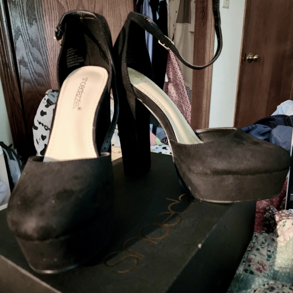Black heels